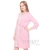 Комплект халат с сорочкой розовый с принтом зайчики/котики