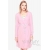 Комплект халат с сорочкой розовый с принтом котики и зайчики