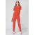 Костюм яркий коралл
