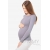 Лонгслив для кормящих и беременных, серый