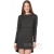 Платье-туника для кормящих и беременных с длинным рукавом, темно-серое
