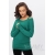 Блуза летучая мышь для кормящих и беременных, изумрудная