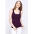 Майка для кормящих и беременных, цвет темно-лиловая