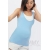 Майка для беременных и кормящих, цвет голубой с белым