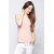 Майка поло для кормящих и беременных, розовый меланж