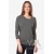 Блуза летучая мышь для беременных и кормящих, серый меланж