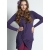 Туника для кормления Mothers en Vogue "Sol-Luna", цвет фиолетовый