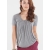 Топ для кормления Slouchy Pleated короткий рукав, серый